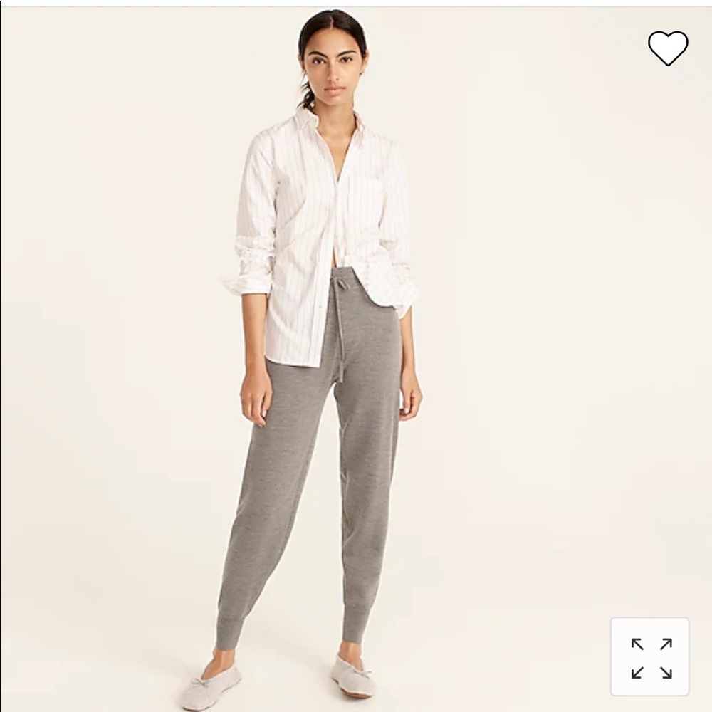J. Crew 100% merino wool jogger sweat pants